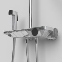 Душевая система Berges Pulsar 075011 с термостатом Хром — фото 7, Душевое оборудование. Душевая программа