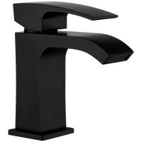 Смеситель для раковины Gappo G07-6 Черный матовый арт-G1007-6 — фото 1, Смесители для раковины