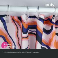 Товар: Штора для ванны Iddis Base 240х200 BX01P18i11 Разноцветная - фото 6 Штора для ванны Iddis Base 240х200 BX01P18i11 Разноцветная — фото 6, Аксессуары для туалета