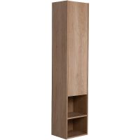 Шкаф пенал BelBagno Kraft 33 R KRAFT-1600-1A-SC-RNN-R подвесной Rovere Nebrasca Nature — фото 1, Пеналы для ванной комнаты