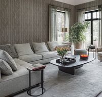 Обои Milassa Iceland ICE1 002/3 Флизелин (1*10,05) Коричневый, Геометрия — фото 2, Обои для стен