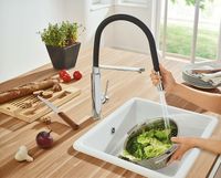 Товар: Смеситель для кухни Grohe Concetto 31491000 Хром Черный - фото 6 Смеситель для кухни Grohe Concetto 31491000 Хром Черный — фото 6, Смесители