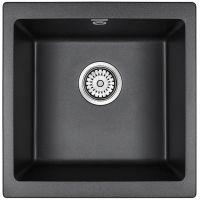 Кухонная мойка Paulmark Gera 50 PM104546-BL Черная — фото 1, Кухонные мойки