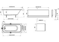 Товар: Акриловая ванна Ravak Chrome 150x70 C721000000 без гидромассажа - фото 8 Акриловая ванна Ravak Chrome 150x70 C721000000 без гидромассажа — фото 8, Акриловые ванны