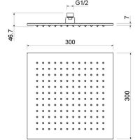 Товар: Верхний душ Aquatek AQ2078CR Хром - фото 2 Верхний душ Aquatek AQ2078CR Хром — фото 2, Душевое оборудование. Душевая программа