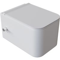 Унитаз биде Boheme Mane 970-SET-2-MW подвесной Белый матовый с сиденьем Микролифт — фото 1, Унитазы