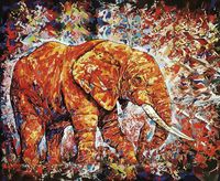 Товар: Фреска Ortograf Животные 33084 Фактура флок FLK Флизелин (3,3*2,7) Разноцветный, Животные/Абстракция - фото 2 Фреска Ortograf Животные 33084 Фактура флок FLK Флизелин (3,3*2,7) Разноцветный, Животные/Абстракция — фото 2, Фрески