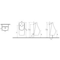 Товар: Писсуар SantiLine SL-6004 подвесной Белый - фото 2 Писсуар SantiLine SL-6004 подвесной Белый — фото 2, Писсуары