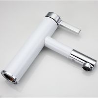 Смеситель для раковины Frap H52 Белый Хром арт-F1052-14 — фото 2, Смесители для раковины