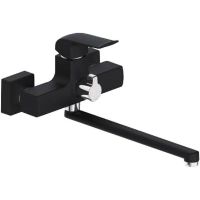 Смеситель для ванны Gappo G50 G2250 универсальный Черный матовый — фото 6, Смесители