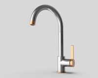 Товар: Смеситель для кухни GPD Gildo MTE165-K-R Хром Розовое золото - фото 6 Смеситель для кухни GPD Gildo MTE165-K-R Хром Розовое золото — фото 6, Смесители