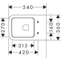 Товар: Унитаз Hansgrohe CreekTide Q 60119450 подвесной без сиденья - фото 2 Унитаз Hansgrohe CreekTide Q 60119450 подвесной без сиденья — фото 2, Подвесные унитазы