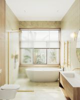 Товар: Душевая перегородка Maybah Glass MGD-700-3у 790x1950 в узком профиле Золото стекло сатиновое - фото 3 Душевая перегородка Maybah Glass MGD-700-3у 790x1950 в узком профиле Золото стекло сатиновое — фото 3, Душевые перегородки