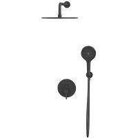 Душевая система Whitecross Y black YSET04TOPBL Черная матовая — фото 2, Душевое оборудование. Душевая программа