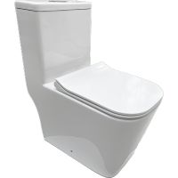 Унитаз моноблок Triton Mono Щ0000057977 с сиденьем Микролифт — фото 1, Напольные унитазы