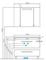 Зеркальный шкаф Aquaton Мадрид 100 1A111602MA010 с подсветкой Белый — фото 4, Зеркальные шкафы в ванную
