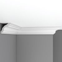 Карниз гибкий Decomaster 96259 FL 2400x75x75 мм — фото 1, Карнизы