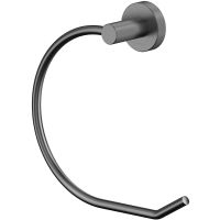 Полотенцедержатель Whitecross Ergo gunmetal ER2254GM Оружейная сталь — фото 1, Полотенцедержатели