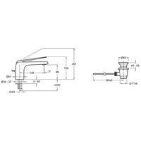Товар: Смеситель для раковины Jacob Delafon Avid E97345-CP Хром - фото 5 Смеситель для раковины Jacob Delafon Avid E97345-CP Хром — фото 5, Смесители