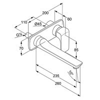 Смеситель для раковины Kludi Ameo Хром арт-412450575 — фото 5, Смесители для раковины