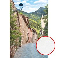 Фреска Ortograf Городской пейзаж 5022 Фактура бархат FX Флизелин (2*3) Бежевый/Зеленый/Голубой, Город/Пейзаж — фото 1, Фрески