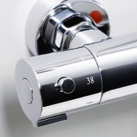 Товар: Душевая система WasserKRAFT Thermo A18801 с термостатом Хром - фото 7 Душевая система WasserKRAFT Thermo A18801 с термостатом Хром — фото 7, Душевые стойки