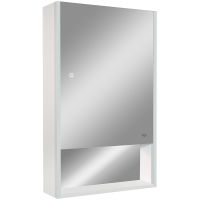Товар: Зеркальный шкаф Reflection Box 500х800 RF2420WH с подсветкой Белый матовый - фото 3 Зеркальный шкаф Reflection Box 500х800 RF2420WH с подсветкой Белый матовый — фото 3, Зеркальные шкафы в ванную