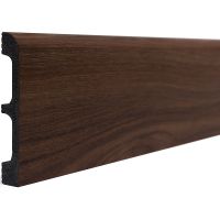 Плинтус Decor-Dizayn 706-88SH 2400x13x80 мм — фото 1, Плинтуса напольные