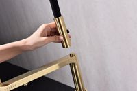 Смеситель для кухни Paulmark Tornado To213402-SBG Светлое брашированное золото — фото 8, Смесители для кухни