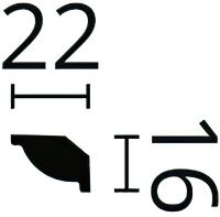 Товар: Карниз NMC Wallstyl DSCLWT200070 2000x16x22 мм - фото 2 Карниз NMC Wallstyl DSCLWT200070 2000x16x22 мм — фото 2, Карнизы