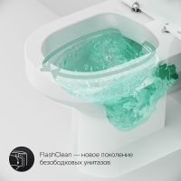 Товар: Унитаз компакт AM.PM Spirit V2.0 FlashClean CK70C1804W с гигиеническим душем и ершиком с бачком и сиденьем Микролифт - фото 10 Унитаз компакт AM.PM Spirit V2.0 FlashClean CK70C1804W с гигиеническим душем и ершиком с бачком и сиденьем Микролифт — фото 10, Напольные унитазы