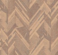 Обои Milassa Okinava Ok1 012 Флизелин (1*10,05) Коричневый/Оранжевый, Геометрия — фото 1, Обои для стен