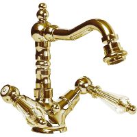 Смеситель для биде Cezares Diamond DIAMOND-BS2-03/24-Sw Золото 24 карат — фото 1, Смесители для биде