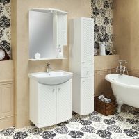 Тумба под раковину Runo Милано 65 УТ000002087 Белая — фото 4, Тумбы под раковину