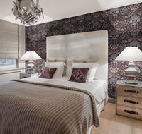 Обои LOYMINA British Style Garden BRIT10 020 Винил на флизелине (1*10,05) Фиолетовый, Птицы/Животные/Листья — фото 2, Обои для стен