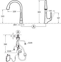 Смеситель для кухни Jacob Delafon Malleco E77748-CP Хром — фото 11, Смесители для кухни