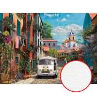 Фреска Ortograf Городской пейзаж 7734 Фактура бархат FX Флизелин (3,7*2,7) Разноцветный, Город/Пейзаж/Цветы — фото 1, Фрески