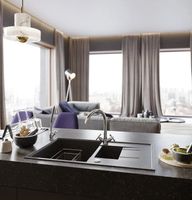 Кухонная мойка Domaci Бьелла DMC-21K DMC-21K-308 Черная — фото 3, Кухонные мойки