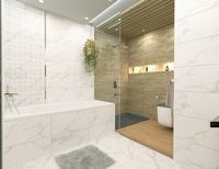 Товар: Керамическая плитка Керлайф Calacatta bianco 33 настенная 31,5х63 см - фото 9 Керамическая плитка Керлайф Calacatta bianco 33 настенная 31,5х63 см — фото 9, Керамическая плитка