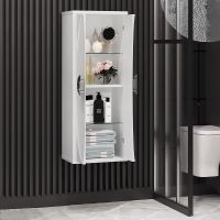 Товар: Шкаф пенал Opadiris Ибица 45 00-00007284 подвесной Белый глянцевый Хром - фото 3 Шкаф пенал Opadiris Ибица 45 00-00007284 подвесной Белый глянцевый Хром — фото 3, Мебель для ванной