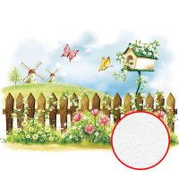 Фреска детская Ortograf Сказочная страна 5174 Фактура бархат FX Флизелин (3,8*2,7) Разноцветный, Мультимедия арт-5174 (бархат FX) — фото 1, Фрески