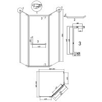 Товар: Душевой уголок Grossman Pragma 90х90 302.K33.03.9090.42.00 профиль Графит сатин стекло прозрачное - фото 11 Душевой уголок Grossman Pragma 90х90 302.K33.03.9090.42.00 профиль Графит сатин стекло прозрачное — фото 11, Душевые уголки