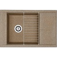 Кухонная мойка Aquaton Делия 78 1A715132DE270 Терракотовая — фото 2, Кухонные мойки