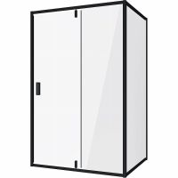 Душевой уголок Niagara Nova 110х80 NG-83-11AB-A80B профиль Черный стекло прозрачное — фото 1, Душевые уголки