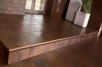 Товар: Керамическая плитка Ceramika Paradyz Semir Brown Klinker структурная базовая 30х30 см - фото 2 Керамическая плитка Ceramika Paradyz Semir Brown Klinker структурная базовая 30х30 см — фото 2, Ступени и клинкер