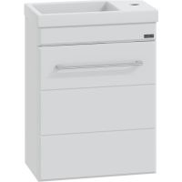 Тумба под раковину СанТа Омега 40 207036 подвесная Белая — фото 1, Тумбы под раковину