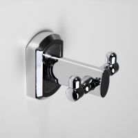 Двойной крючок WasserKRAFT Oder K-3023D Хром — фото 2, Крючки для полотенец