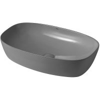 Раковина-чаша Abber Rechteck 60 AC2206MG Серая матовая — фото 1, Раковины накладные