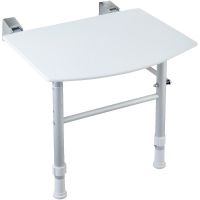 Сиденье для душа Nofer 15042.PIE.NBA Белое — фото 1, Сиденья