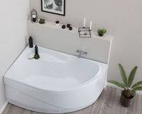 Акриловая ванна Aquanet Graciosa 150x90 L 203940 без гидромассажа — фото 6, Ванны